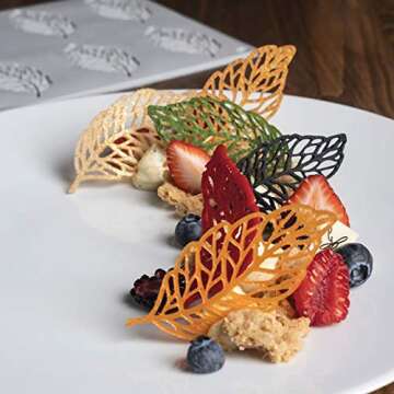 Hollow Leaf Candy Mold, Chocolate Candy 3D Hollow Leaf Silicone Mold, Sugar Craft Cake Decoration, Cupcake Top, Polymer Clay