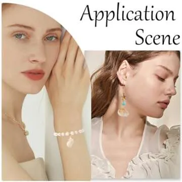 SUNNYCLUE 1 Box 44Pcs Shell Charms Seashell Charms Bulk Summer Acrylic Spiral Starfish Conch Cowrie Ocean Sea Life Shell Charms for Jewelry Making Charms Necklace Bracelet Earring DIY Craft Beginners