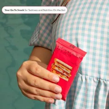 TRUBAR Vegan Protein Bar, Get In My Belly Pb & Jelly, Gluten Free, Plant Based, High Fiber, Dairy Free, Low Fat, Non GMO, No Sugar Alcohols, 12G Lean Protein, 13G Fiber, Healthy Snack Bars, 12 CT