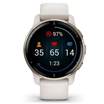 Garmin Venu 2 Plus, GPS Smartwatch with Call and Text, Advanced Health Monitoring and Fitness Featur...