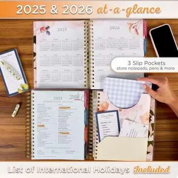Inspirational 18 Month Planner for Women with Bible Verses
