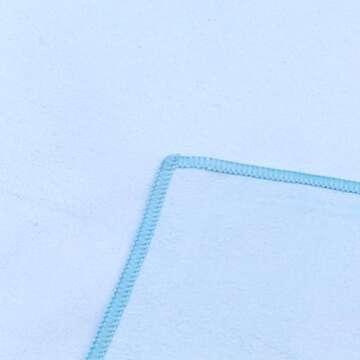 Eunzel Hot Yoga Towel Non Slip Yoga Mat Towel Non-Slip Sweat Absorbent Microfiber Towel for Hot Yoga, Pilates and Workout 72" x 26.5", Blue