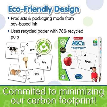 The Learning Journey: Match It! - ABCs - ABC Puzzle, Alphabet Puzzles for 2 Year Olds, Alphabet Puzzles For Kids Ages 3-5, Pre Kindergarten Learning Materials, Award Winning Educational Toys