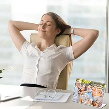 Yalikop 24 Acrylic Sign Holders For Photos and Brochures