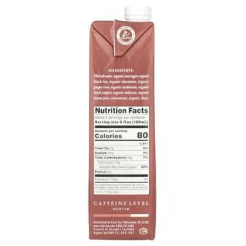 Rishi Tea Bev Masala Chai Concentrated, 32 oz - Authentic & Elegant