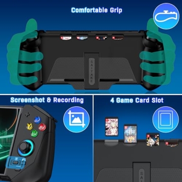 Ergonomic Switch Controller with LED lights and Turbo