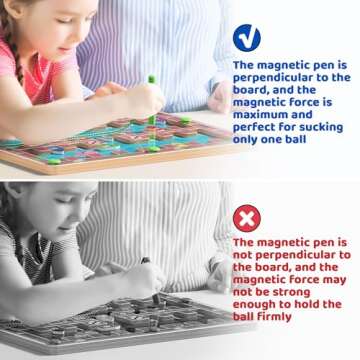 Magnetic Alphabet Maze Montessori Toys - Toys for 3+ Year Old Boys and Girls, Fine Motor Skill Education Toys for Toddler Preschool Learning Activities, Gift for Kids Toddler