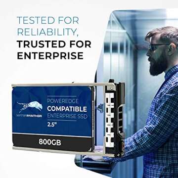 Water Panther 800GB SAS 12Gb/s 2.5" SSD for Dell PowerEdge Servers | Enterprise Solid State Drive