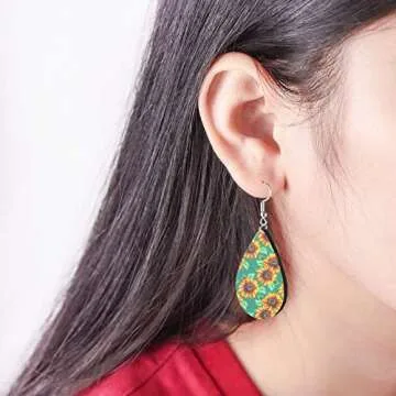 16 Pcs Sublimation Earring Blanks for Creative Gifts