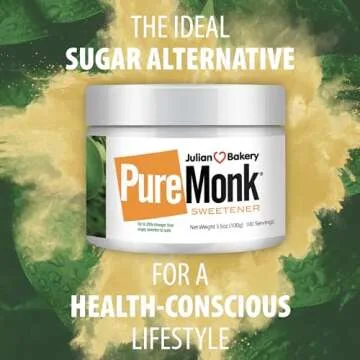 Julian Bakery Pure Monk | v25% Monk Fruit Extract | Sweetener | Sugar Free | 3.5oz | 100 Servings