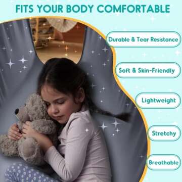 Chihee Sensory Swing Therapy Swing Hammock Indoor Outdoor for Kids, Hardware Included, Soft Breathab...