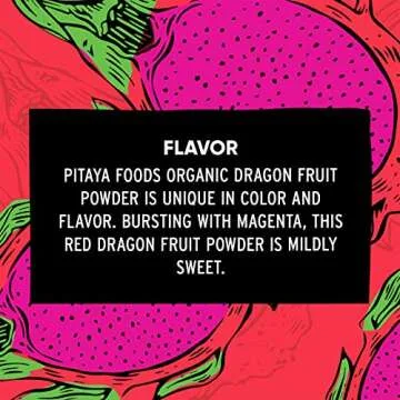 Pitaya Foods Organic Freeze Dried Red Dragon Fruit Powder