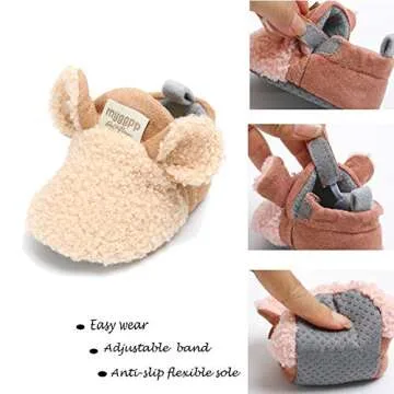 Sakuracan Cozy Winter Booties for Infants - Safe & Stylish