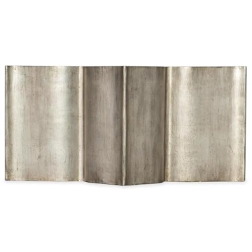 Sanctuary Painted Glass Cocktail Table Silver Glamour Hooker