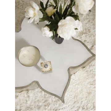 Sanctuary Painted Glass Cocktail Table Silver Glamour Hooker