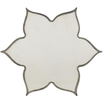 Sanctuary Painted Glass Cocktail Table Silver Glamour Hooker