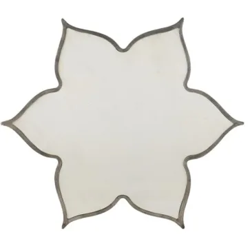 Sanctuary Painted Glass Cocktail Table Silver Glamour Hooker