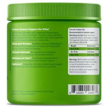 Zesty Paws Dog Allergy Relief - Anti Itch Supplement - Omega 3 Probiotics for Dogs - Salmon Oil Digestive Health - Soft Chews for Skin & Seasonal Allergies - with Epicor Pets – Hemp - 90 Count…