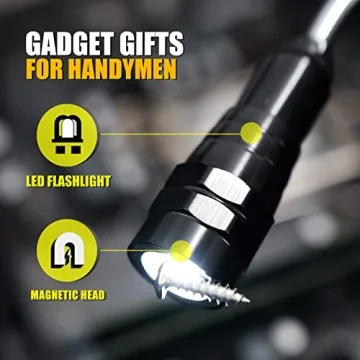 LED Magnetic Pickup Tool - Great for Dads & Handymen