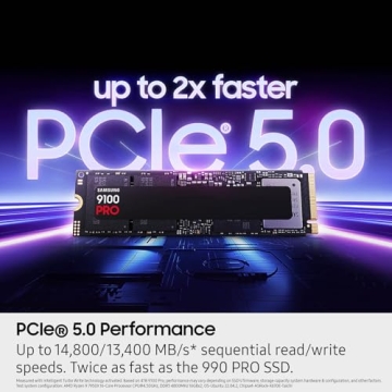 Samsung 4TB SSD 9100 PRO - Ultimate Speed for Gaming and Work