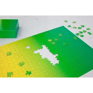 Areaware Gradient Puzzle (Green/Yellow)