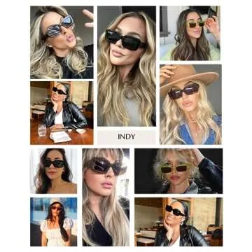 DIFF Indy Rectangular Designer Sunglasses for Women UV400, Espresso Tortoise + Grey