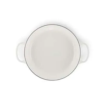 Le Creuset Enameled Cast Iron Signature Braiser, 3.5 qt., White