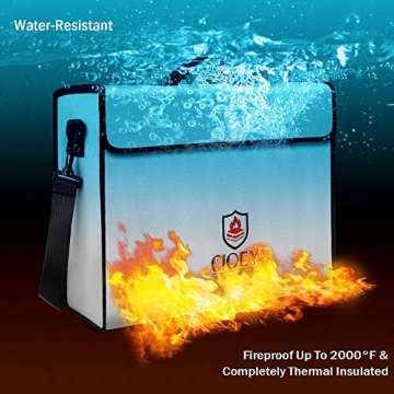 Fireproof Document Bag for Ultimate Protection of Valuables