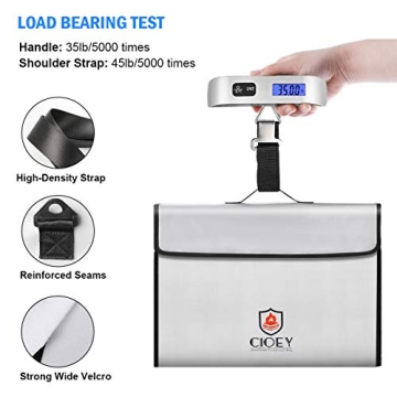 Fireproof Document Bag for Ultimate Protection of Valuables