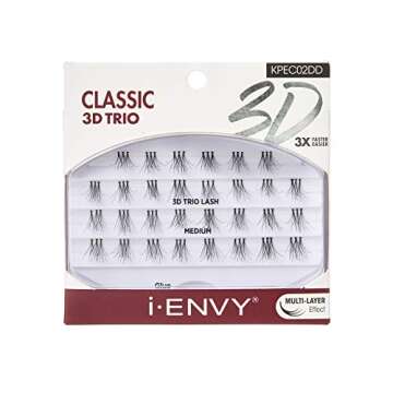 i-ENVY 3D Trio Classic Lash Medium - Natural Fluffy Effect