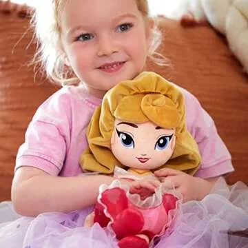 Disney Store Official Princess Plush Doll (Aurora from Sleeping Beauty) Medium 14 Inches, Princess D...