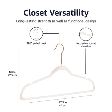 Elegant Velvet Non-Slip Suit Hangers Pack of 50