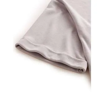 SweatyRocks Elegant Mock Neck T-Shirt for Women