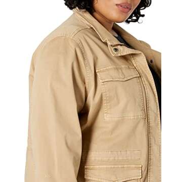 Goodthreads Women's Relaxed Fit Cargo Jacket