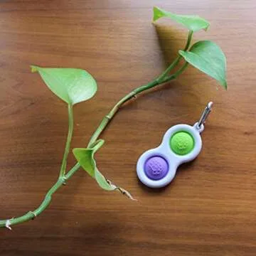 Fat Brain Toys Simpl Dimpl Fidget Keychain All Ages