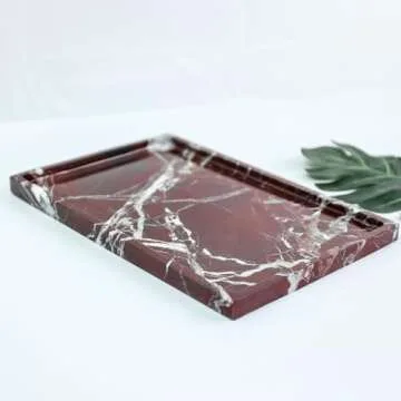 Premium Real Natural Marble Tray for Home Decor