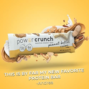 Power Crunch Peanut Butter Protein Wafer Bars 12 Pack