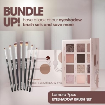 Lamora Nude Eyeshadow Palette - 12 Pigmented Shades