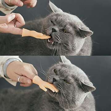 Interactive Pet Massage Gloves for Cats and Dogs