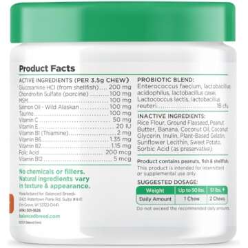 Balanced Breed All-in-1 Dog Vitamins for Health & Energy