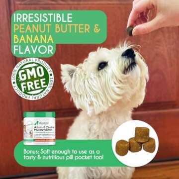 Balanced Breed All-in-1 Dog Vitamins for Health & Energy