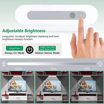 Versatile Under Cabinet Motion Sensor Lighting Solution