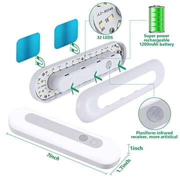 Versatile Under Cabinet Motion Sensor Lighting Solution