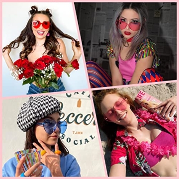 JASPIN Heart Shaped Sunglasses | Fun & Colorful Eyewear
