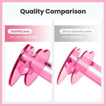 JASPIN Heart Shaped Sunglasses | Fun & Colorful Eyewear