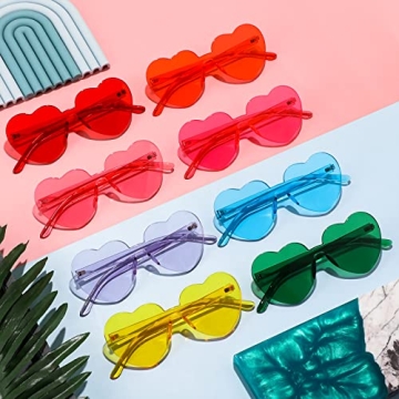 JASPIN Heart Shaped Sunglasses | Fun & Colorful Eyewear