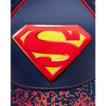 DC Comics Boys 3D Baseball Cap Pack: Batman & Superman