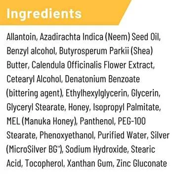 Absorbine Silver Honey Hot Spot & Wound Care Ointment 2oz Tube, Manuka Honey & MicroSilver BG, Medicated for Dogs, Cats, Small Animals