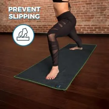 Youphoria Yoga Microfiber Towel for Superior Grip and Absorption