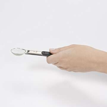 OXO Stainless Steel Measuring Spoon Set, Silver, 4-Piece